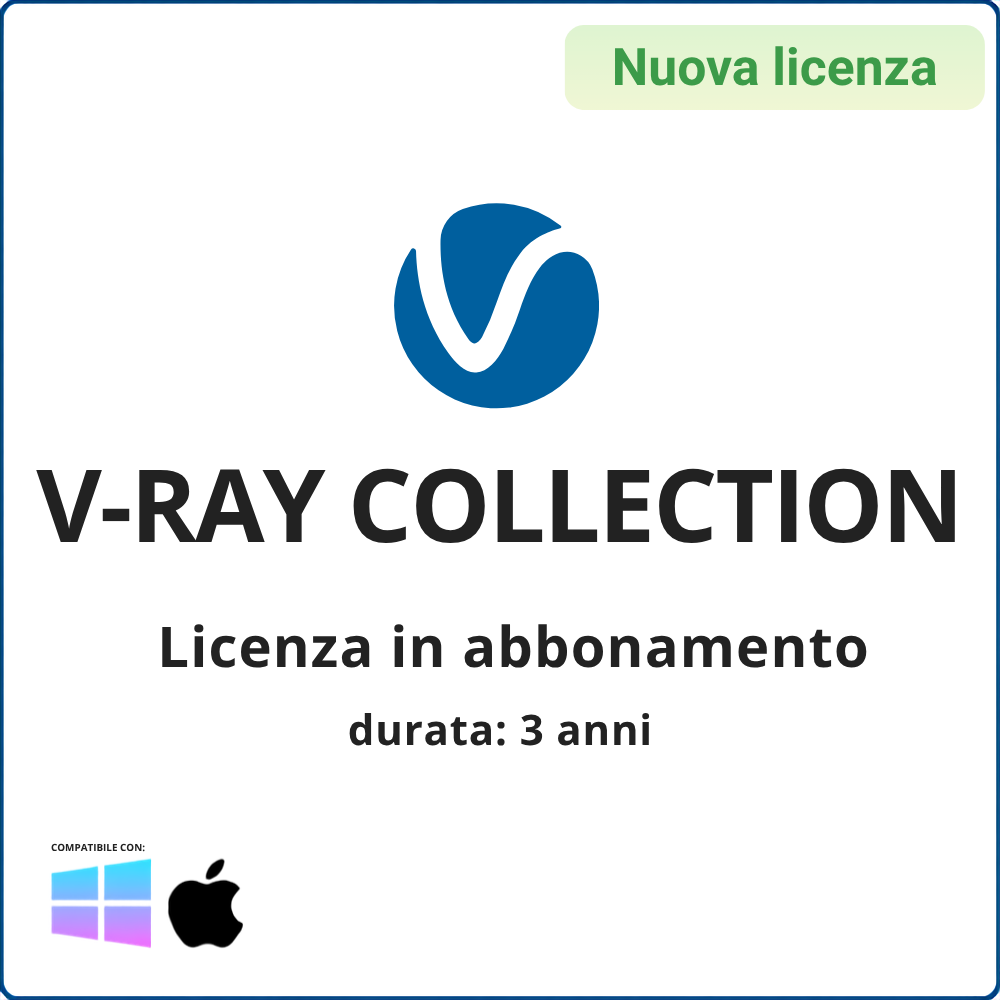Licenza V-Ray COLLECTION Named – 3 anni