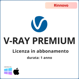 RINNOVO Licenza V-Ray PREMIUM – Ver. Abbonamento 1 anno