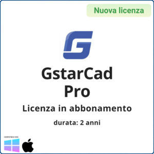 Licenza GstarCad Pro – Ver. Abbonamento 2 anni