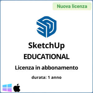 Licenza in abbonamento SketchUp Educational – 1 anno