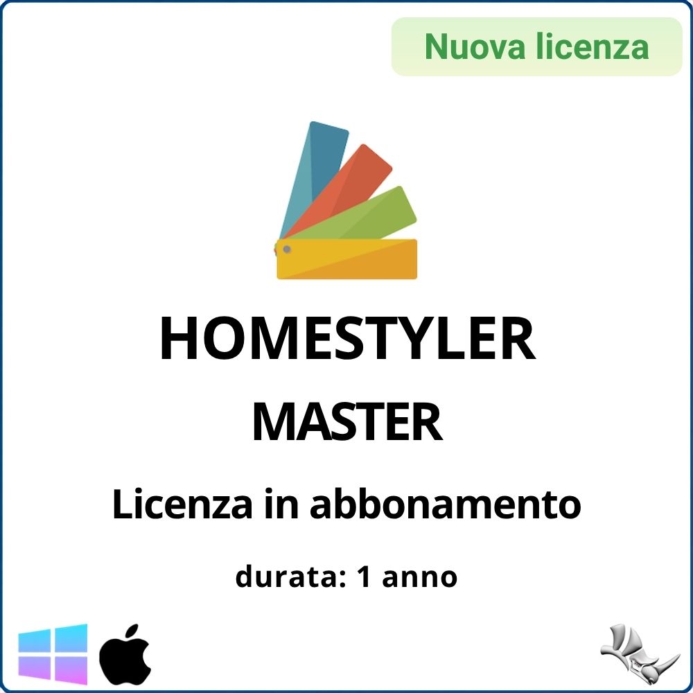 Licenza in abbonamento Homestyler MASTER- 1 anno