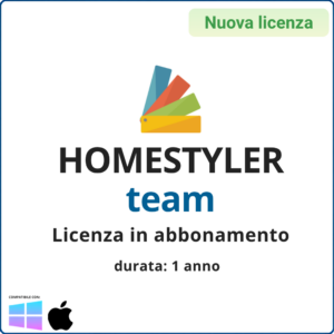 Licenza in abbonamento Homestyler TEAM – 1 anno