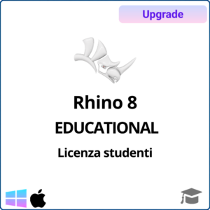 Rhino 8 Edu Aggiornamento per Windows e Mac