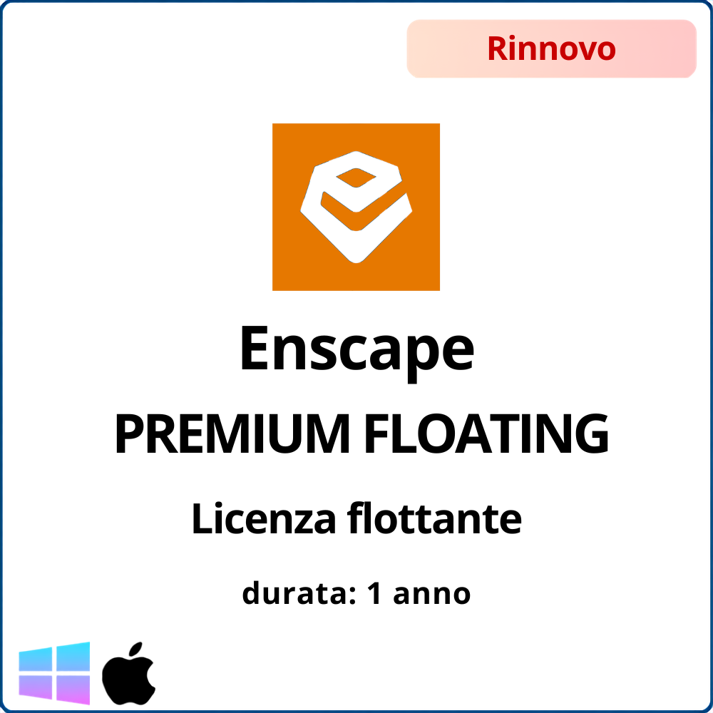 RINNOVO Licenza Enscape Premium Floating – 1 anno