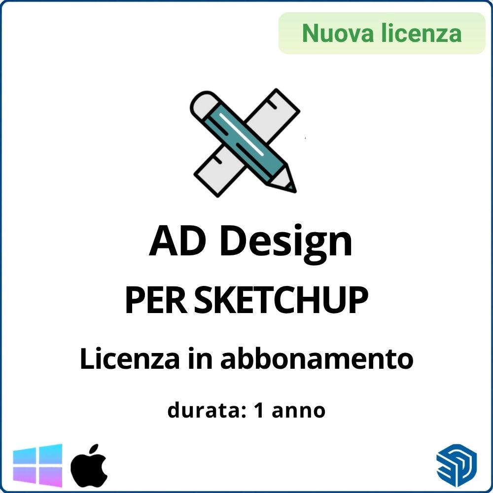 Licenza annuale AD Design - per Windows e Mac