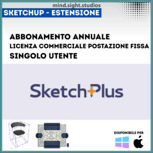 SketchPlus Mind Sight Studios – Abbonamento annuale – per Windows e Mac