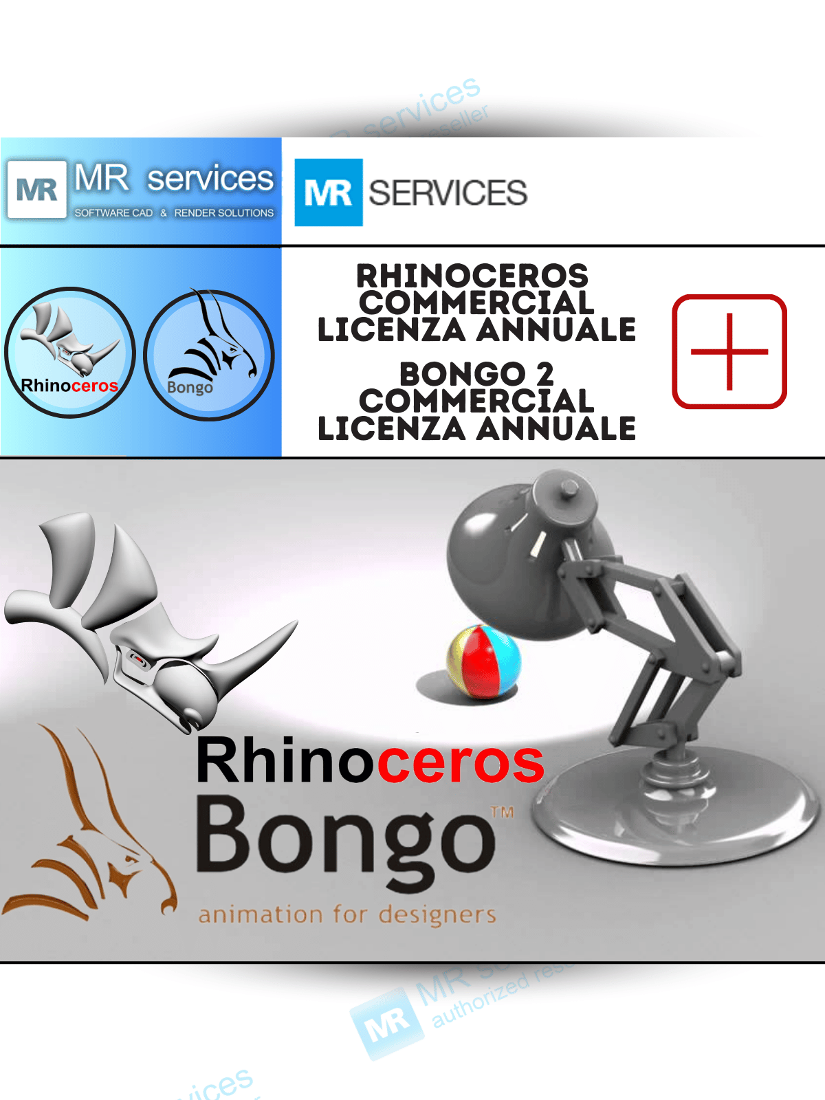Rhinoceros + Bongo 2 – Offerta MRservices - immagine 2