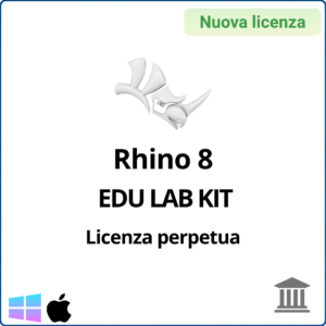 Rhino 8 Edu Lab Kit per Windows e Mac