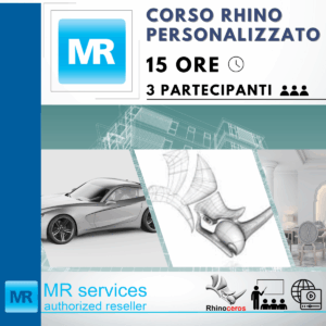 Assistenza e Corso Personalizzato Rhino – 3 Persone