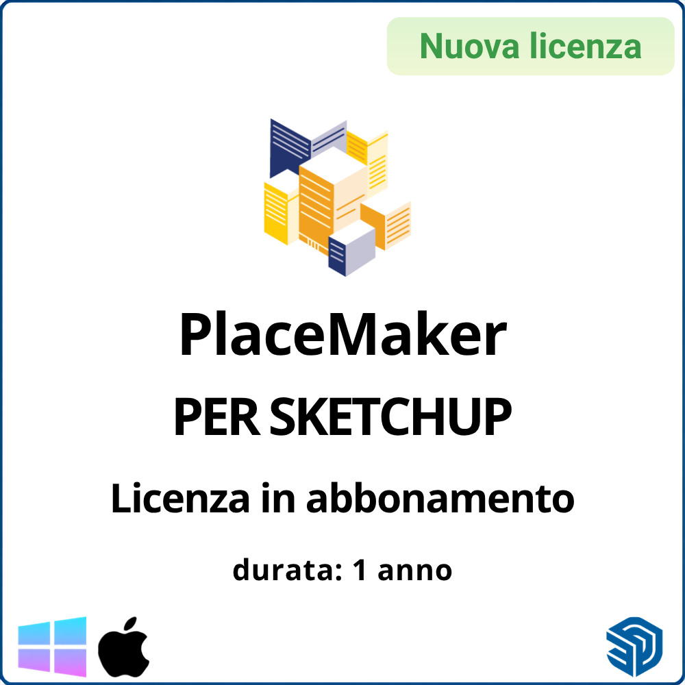 PlaceMaker Mind Sight Studios Abbonamento annuale per Windows e Mac