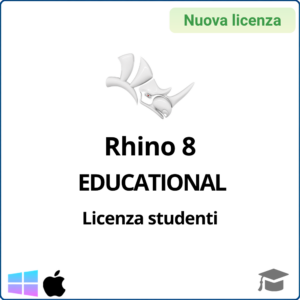 Rhino 8 Educational per Windows e Mac