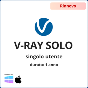 RINNOVO Licenza V-Ray SOLO – Ver. Abbonamento 1 anno