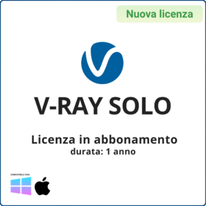 Licenza V-Ray SOLO – Ver. Abbonamento 1 anno
