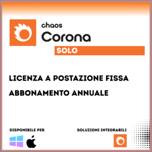 Corona Solo Licenza annuale render Corona